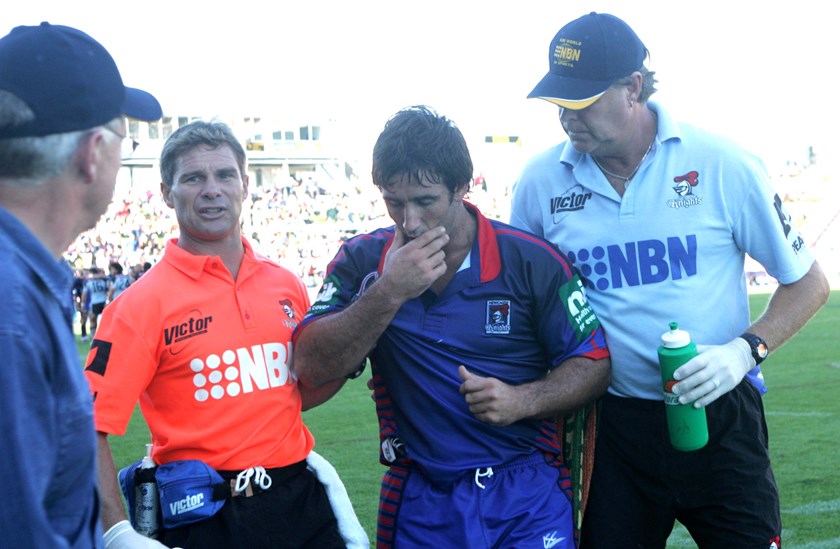 Andrew Johns was plagued by injuries in 2005.