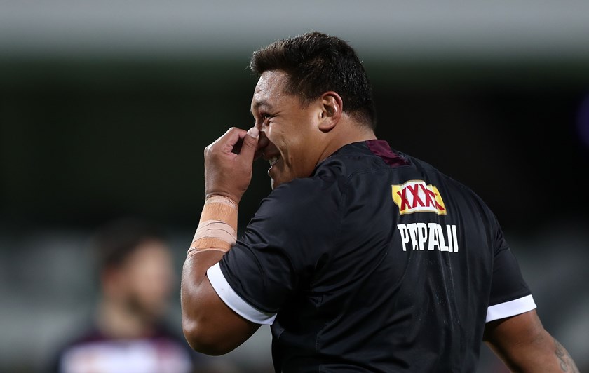 Maroons prop Josh Papalii.
