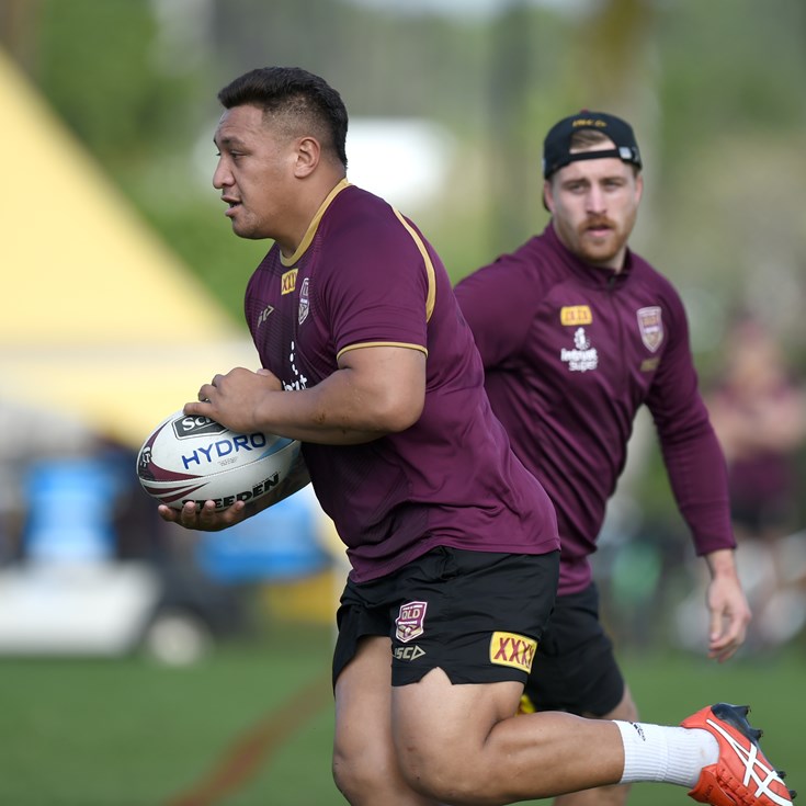 Papalii ready to squash the Blues like pancakes