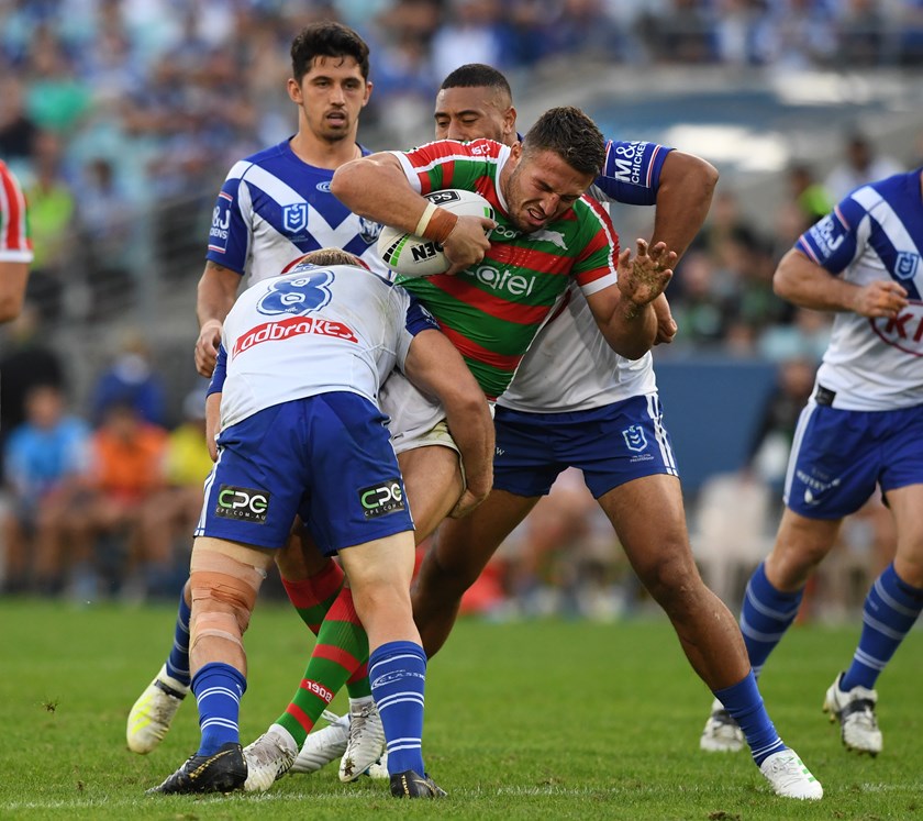 South Sydney Rabbitohs back-rower Sam Burgess. 