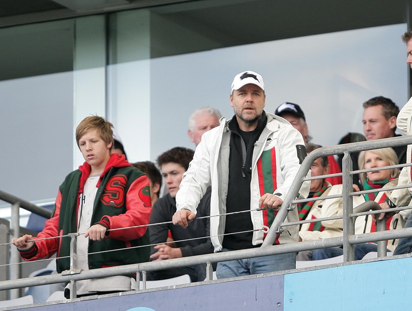 Rabbitohs owner Russell Crowe