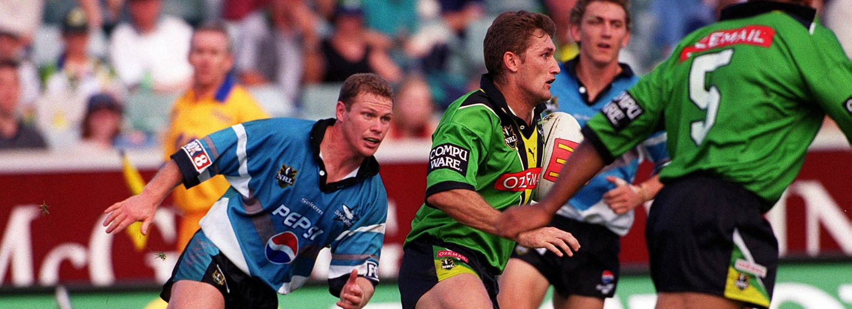 Raiders flyer Brett Mullins.