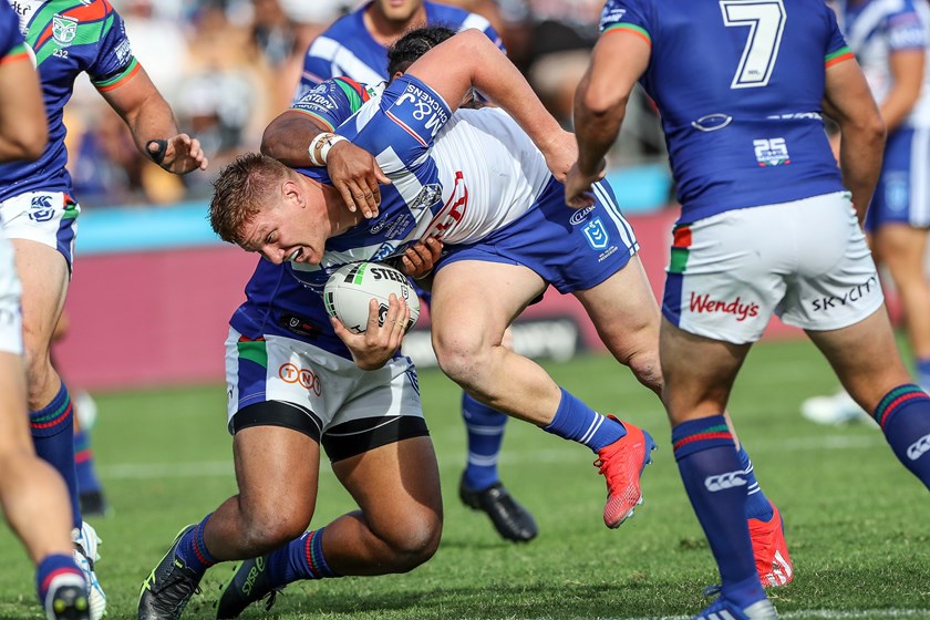 Bulldogs prop Dylan Napa.