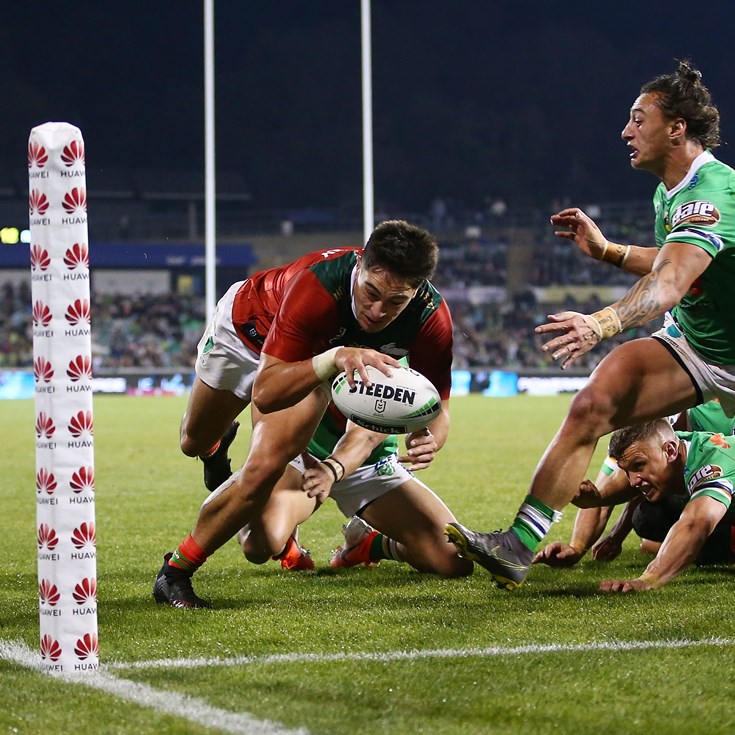 Rabbitohs hold on to defy gutsy Raiders