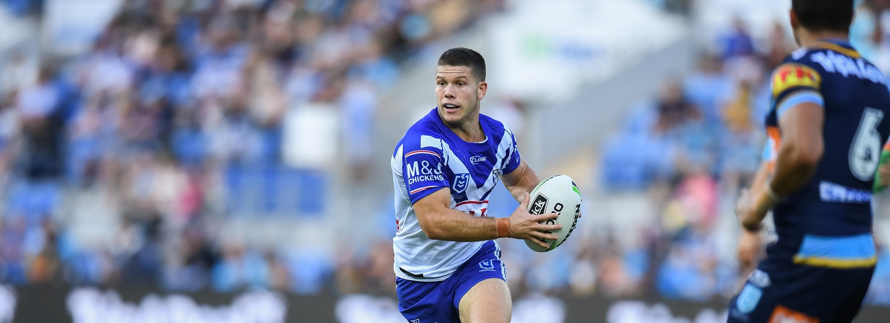 Bulldogs halfback Jack Cogger.