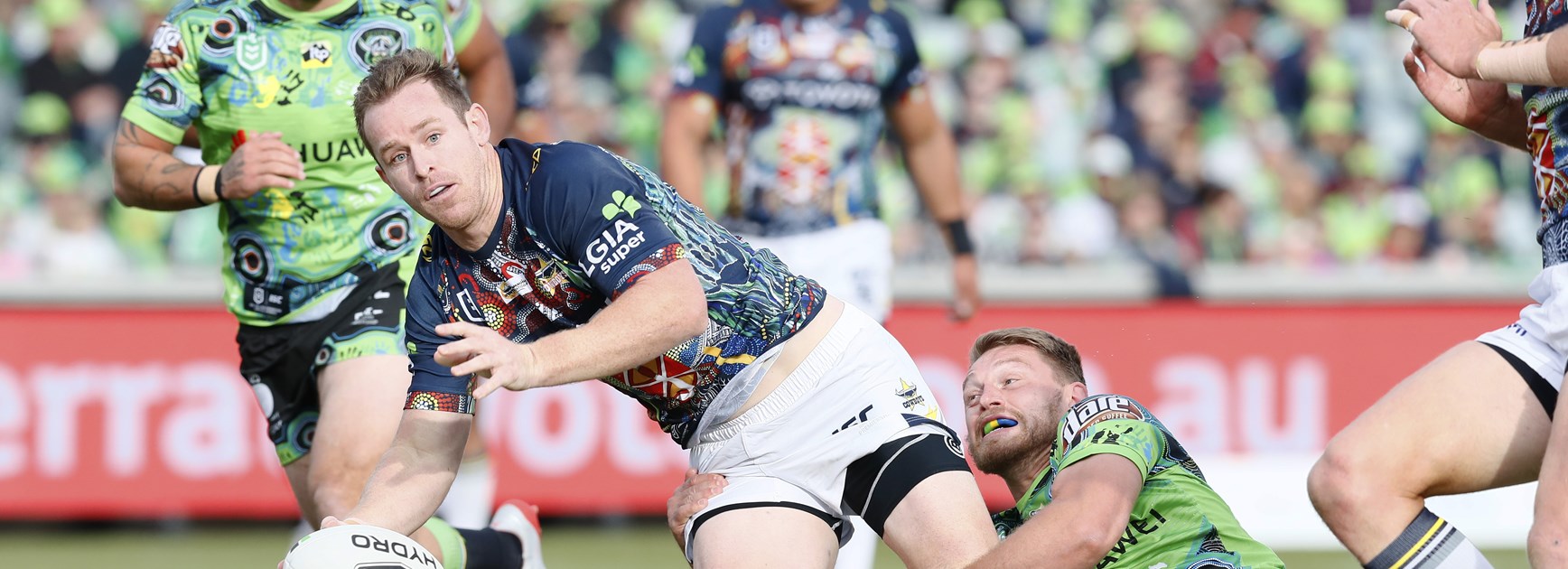 Cowboys halfback Michael Morgan.