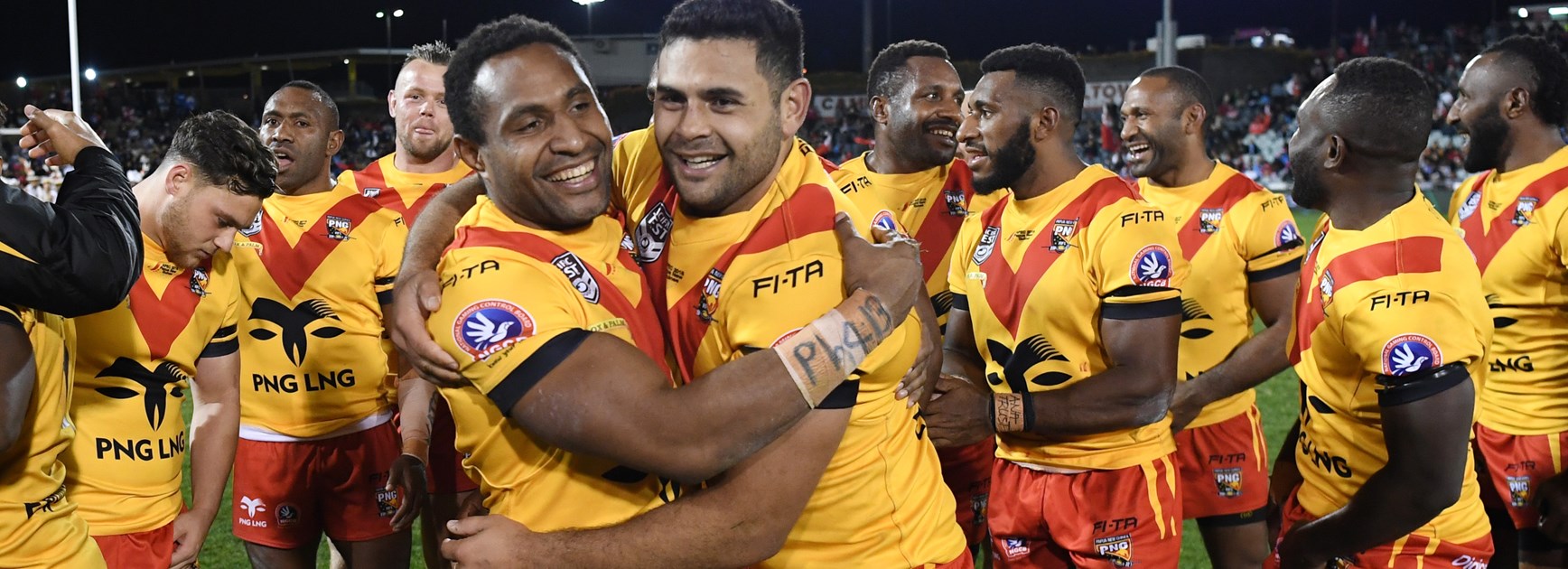 Justin Olam and Rhyse Martin are key men for PNG. 