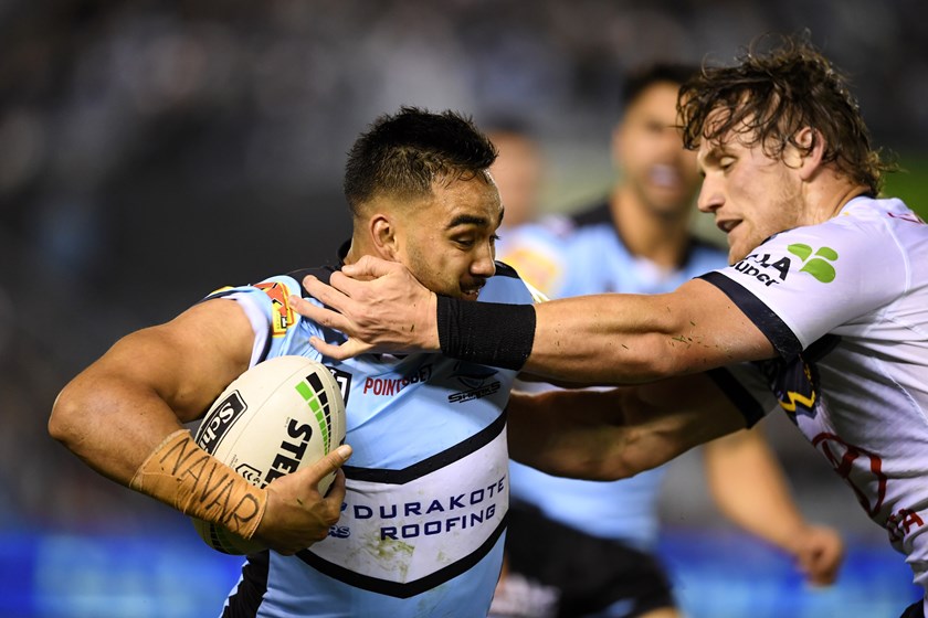 Sharks back-rower Briton Nikora.