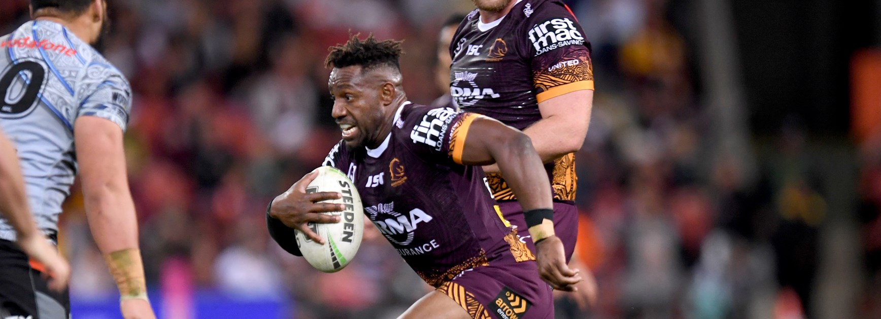 Brisbane Broncos hooker James Segeyaro.