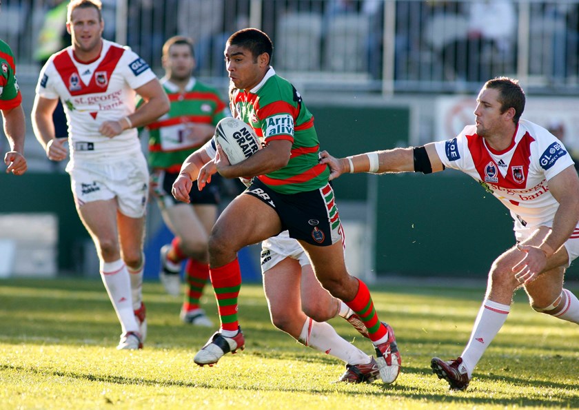 Rabbitohs winger Nathan Merritt in 2006.