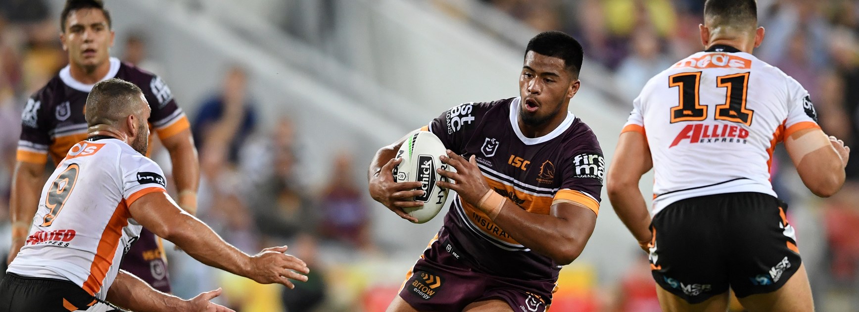 Broncos forward Payne Haas.