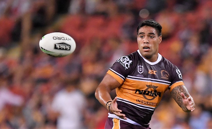 Brisbane forward Joe Ofahengaue.