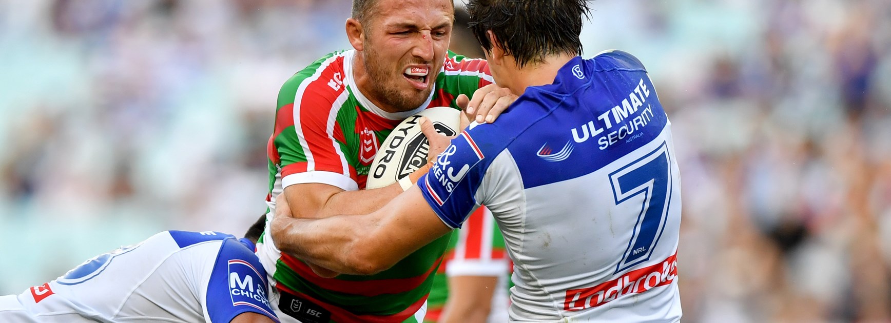 Rabbitohs captain Sam Burgess.