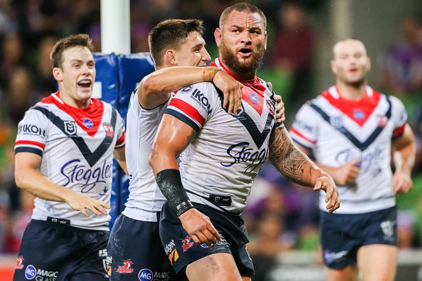 Roosters prop Jared Waerea-Hargreaves.