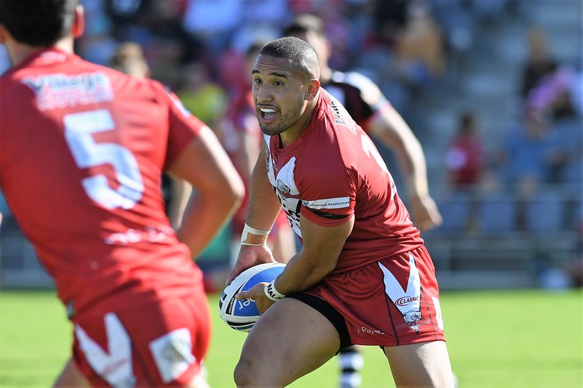 Broncos signing Jamil Hopoate playing for Redcliffe.