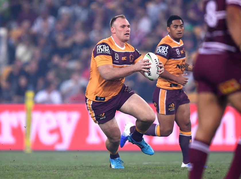 Broncos prop Matt Lodge.