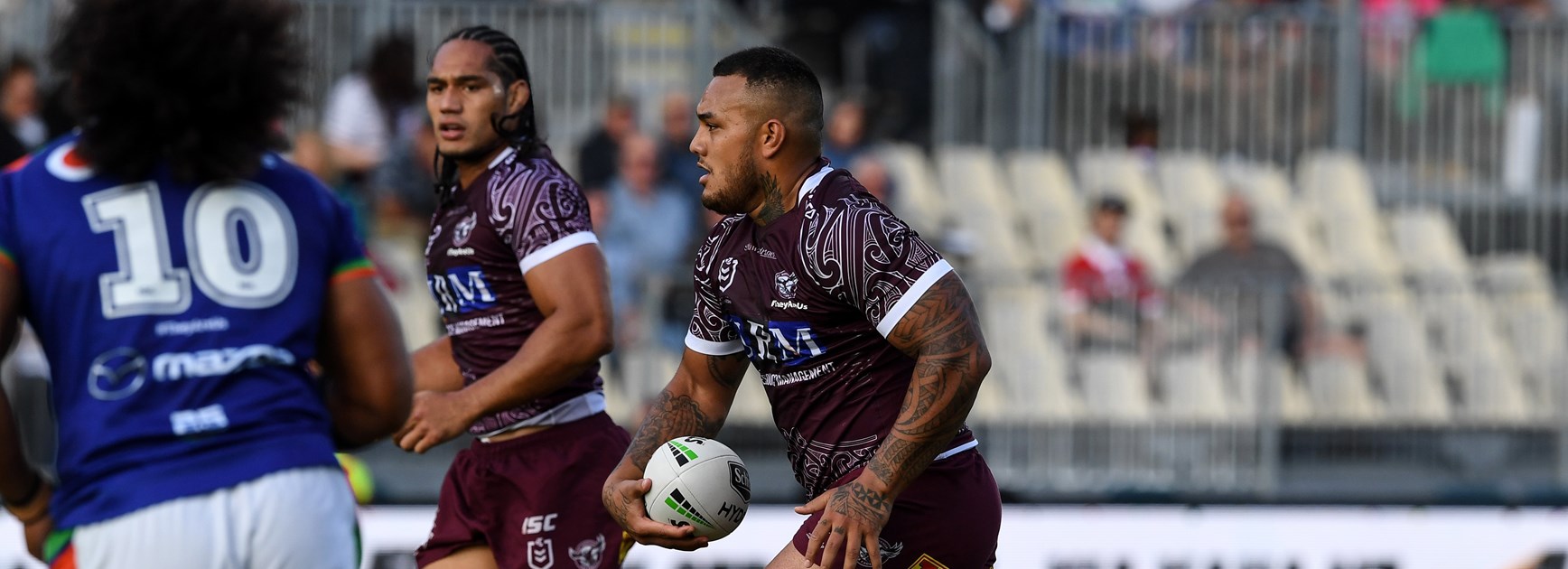 Manly props Addin Fonua-Blake and Amrty Taupau