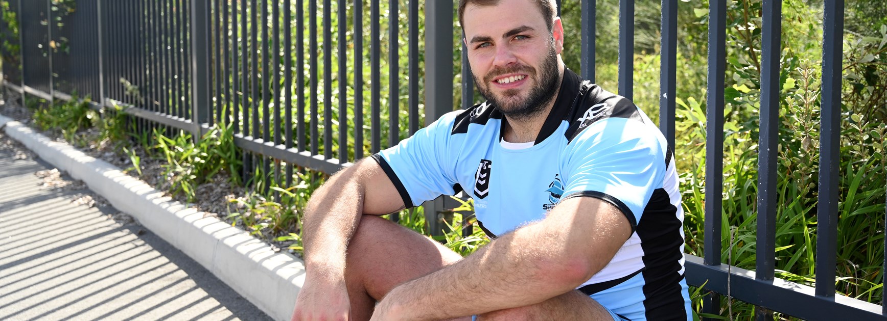 Sharks back-rower Grant Trouville.