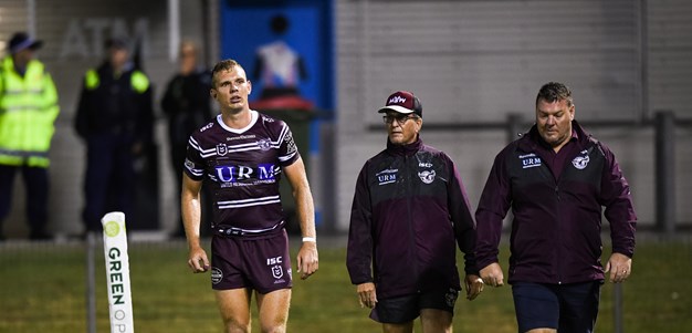 Tom Trbojevic injured as Sharks score trial win over Sea Eagles