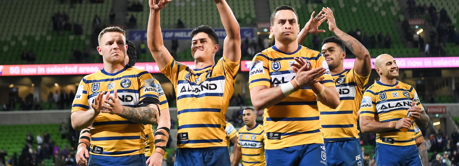 Parramatta Eels after their semi-final loss to the Storm.