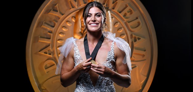 Stunned Sergis collects women's Dally M Medal