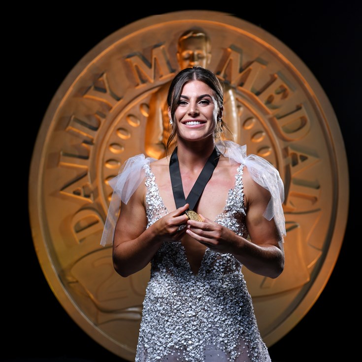 Stunned Sergis collects women's Dally M Medal