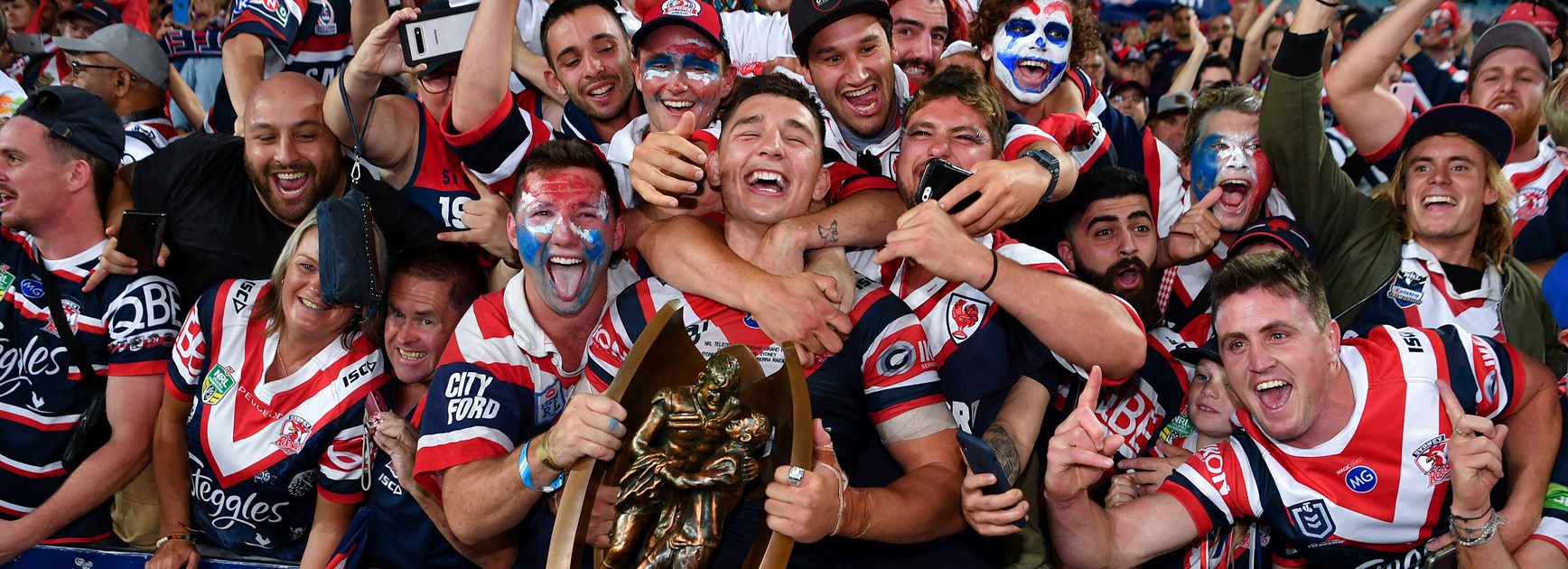 Jersey boys: Roosters premiership heroes talk 'Important Stuff'