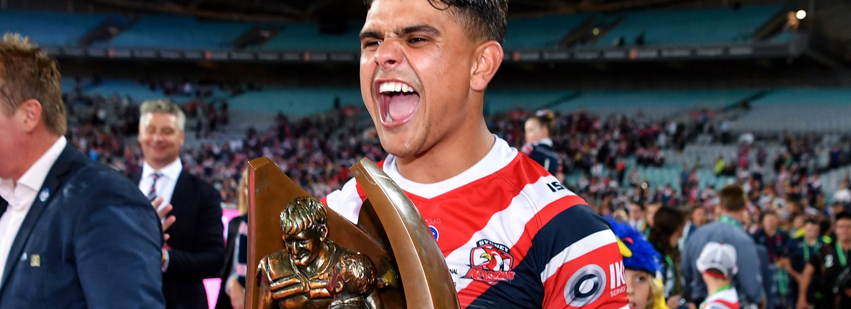 Roosters star Latrell Mitchell.