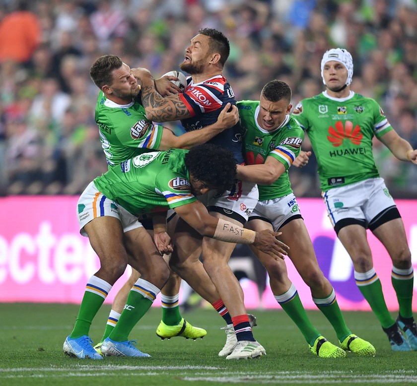 Roosters prop Jared Waerea-Hargreaves.