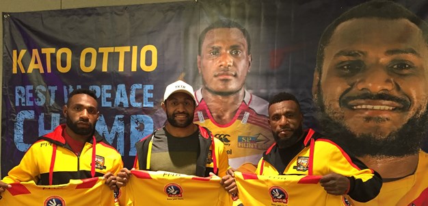 'Forever in our hearts': Kumuls playing in memory of Kato Ottio