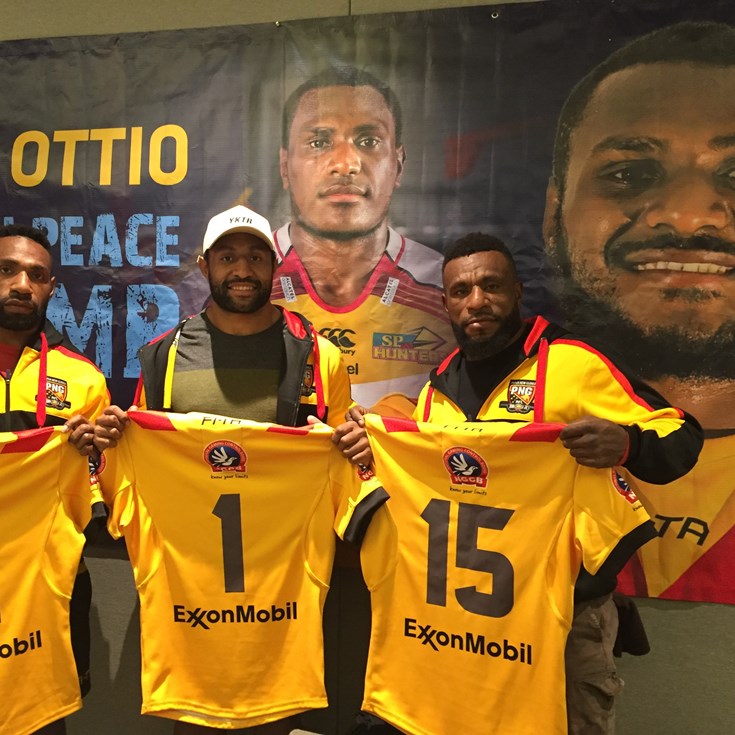 'Forever in our hearts': Kumuls playing in memory of Kato Ottio