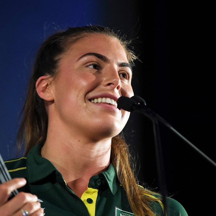 Players Champ Sergis on where her aggression comes from