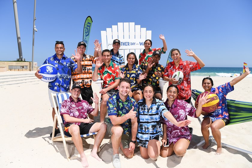 The launch of the NRL Nines in Perth.
