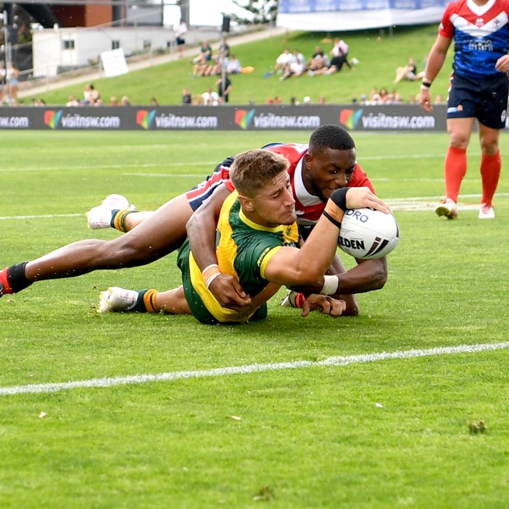 Young Kangaroos side show their class against France