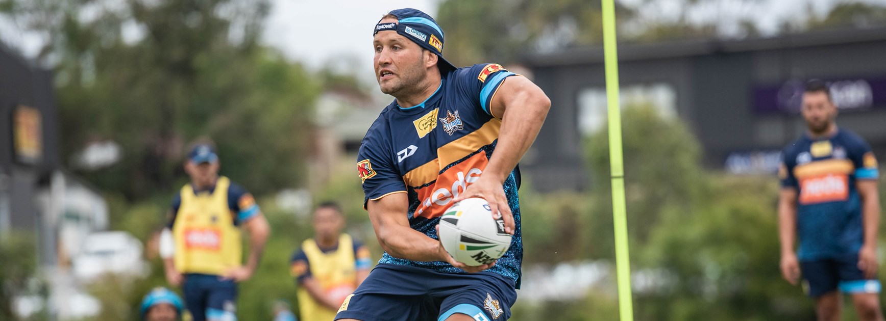 Gold Coast lock Tyrone Roberts.