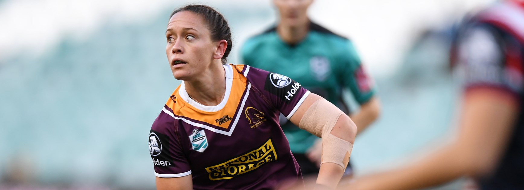 Broncos player Brittany Breayley.