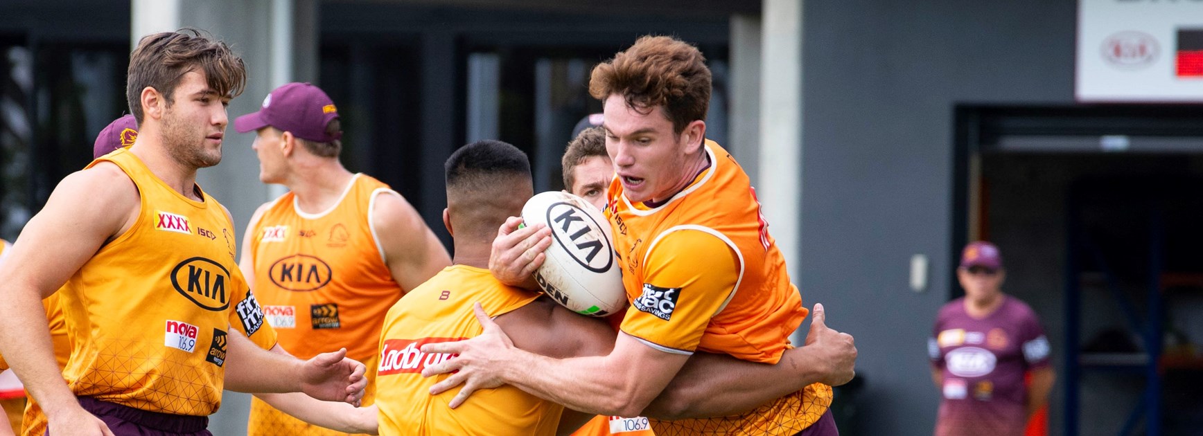 Broncos prop Ethan Bullemor.