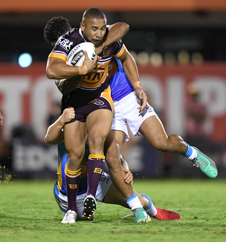 Broncos back-rower Jamil Hopoate.