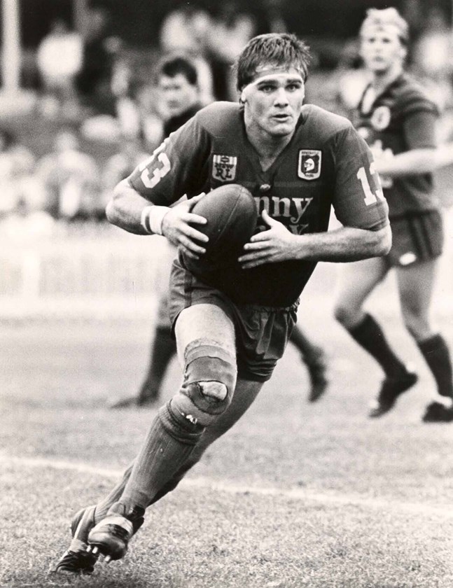 Tony Butterfield at the Knights in their foundation year of 1988.