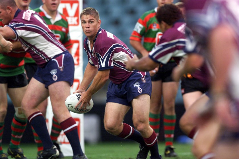 Jamie Goddard in 2002 with the Northern Eagles in the final season of his NRL career.