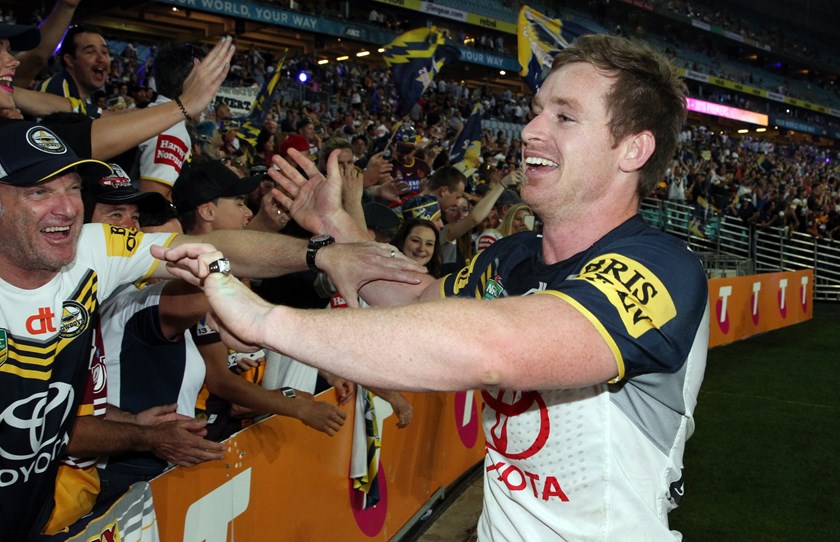 Michael Morgan after the 2015 grand final.