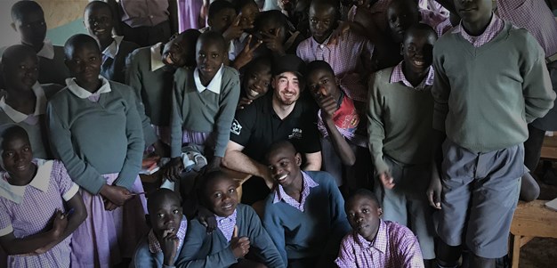 How volunteering in Kenya helped prepare Clune for a shot at the NRL