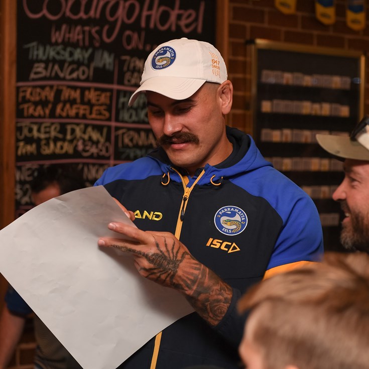 Meeting with farmer who lost it all inspires Eels hard men