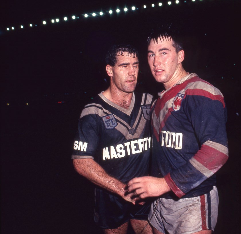 Terry Hill was forced to play for the Roosters in 1991 before the draft system was challenged in court.