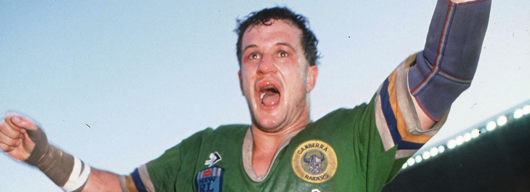 Dean Lance after the 1989 grand final.