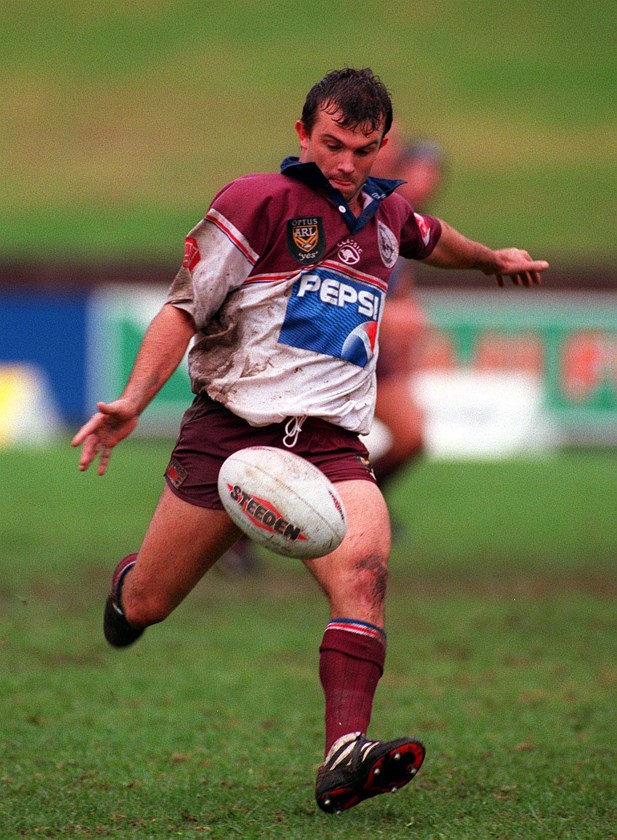 Craig Field's boot got Manly home against the Roosters in 1997.