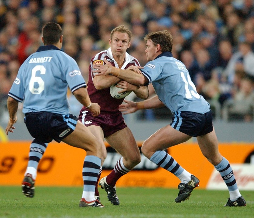 Maroons fullback Darren Lockyer.
