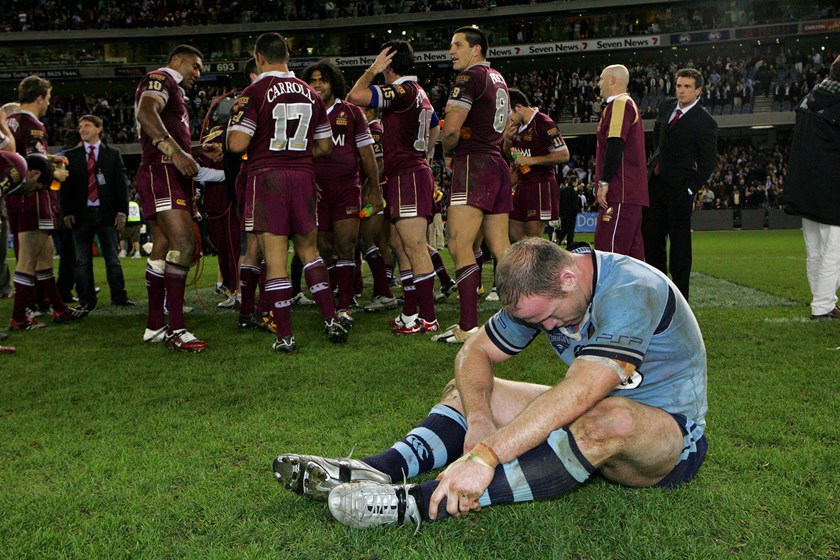 Blues prop Luke Bailey after game three.