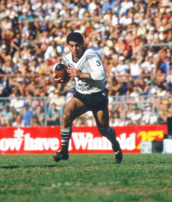 Meninga during the 1985 Brisbane grand final with Souths.