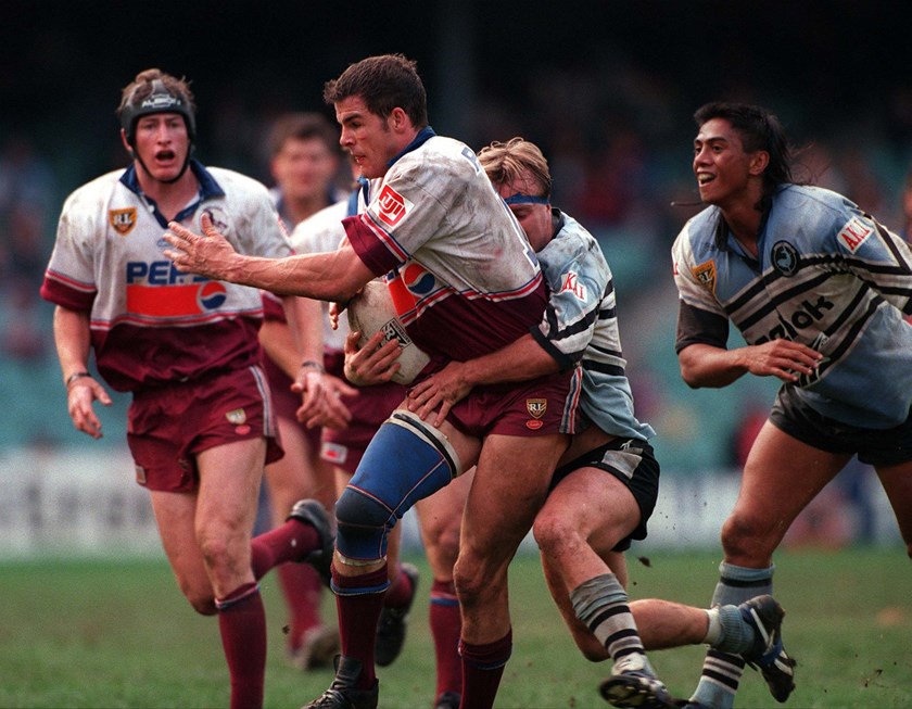 Ian Roberts during his last year at Manly in 1995.